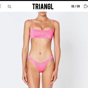 Triangl Mica Bikini Sparkly Green (small++)